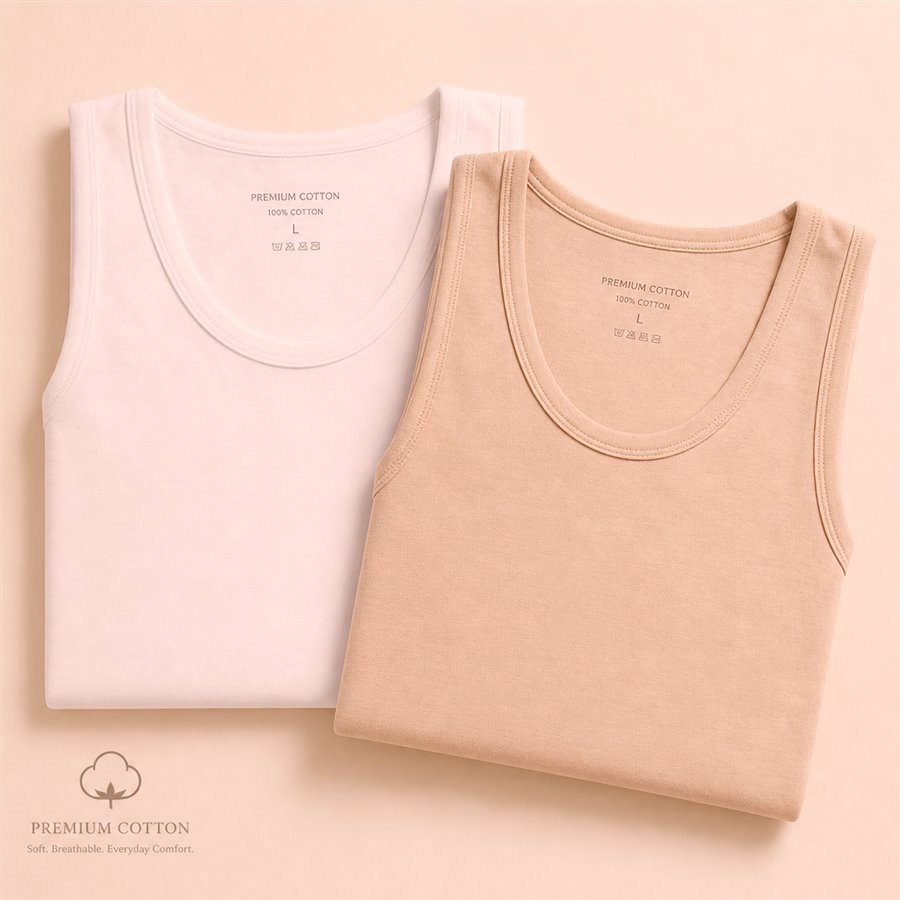 Ribbed Undershirt Vest