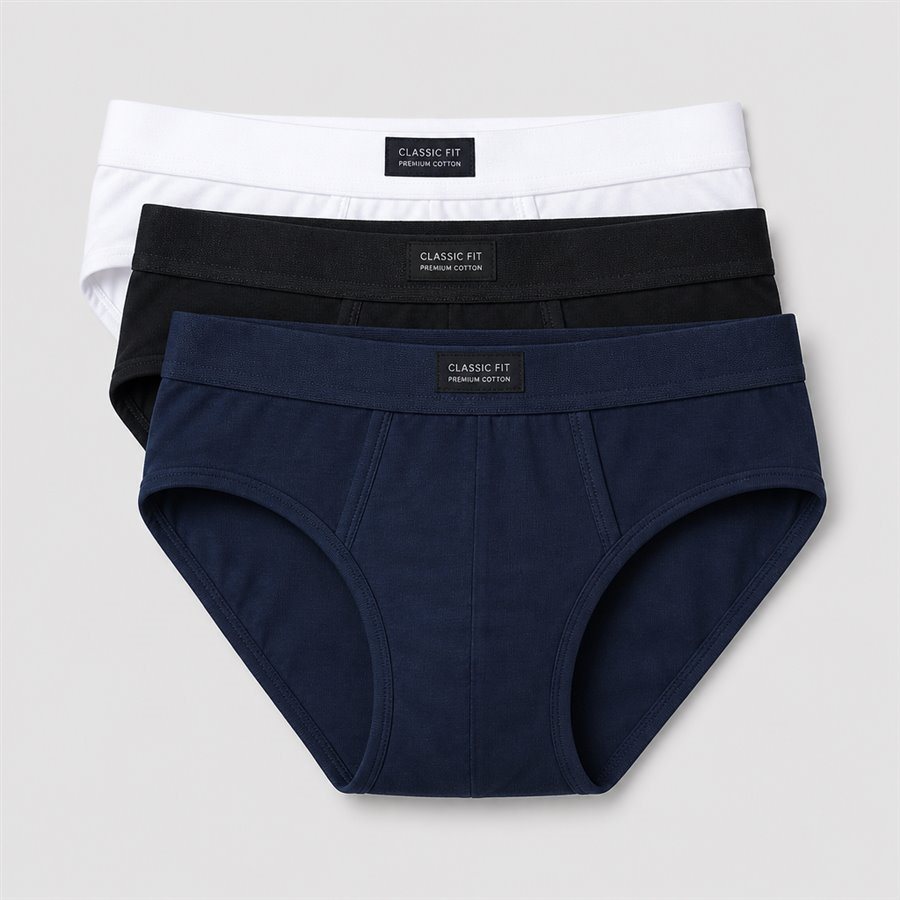 Men's Cotton Brief 3-Pack