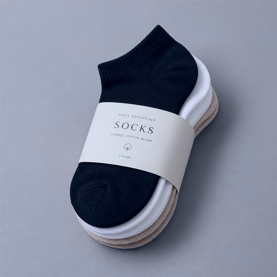 No-Show Socks 4-Pack